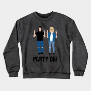 Wayne's World Minimal Style Crewneck Sweatshirt